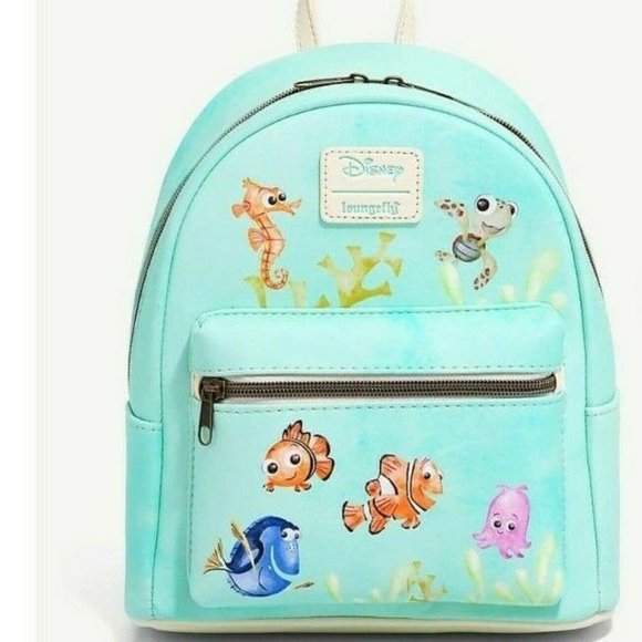 Loungefly Disney Pixar Finding Nemo Mini Backpack Characters Bag - Picture 1 of 4